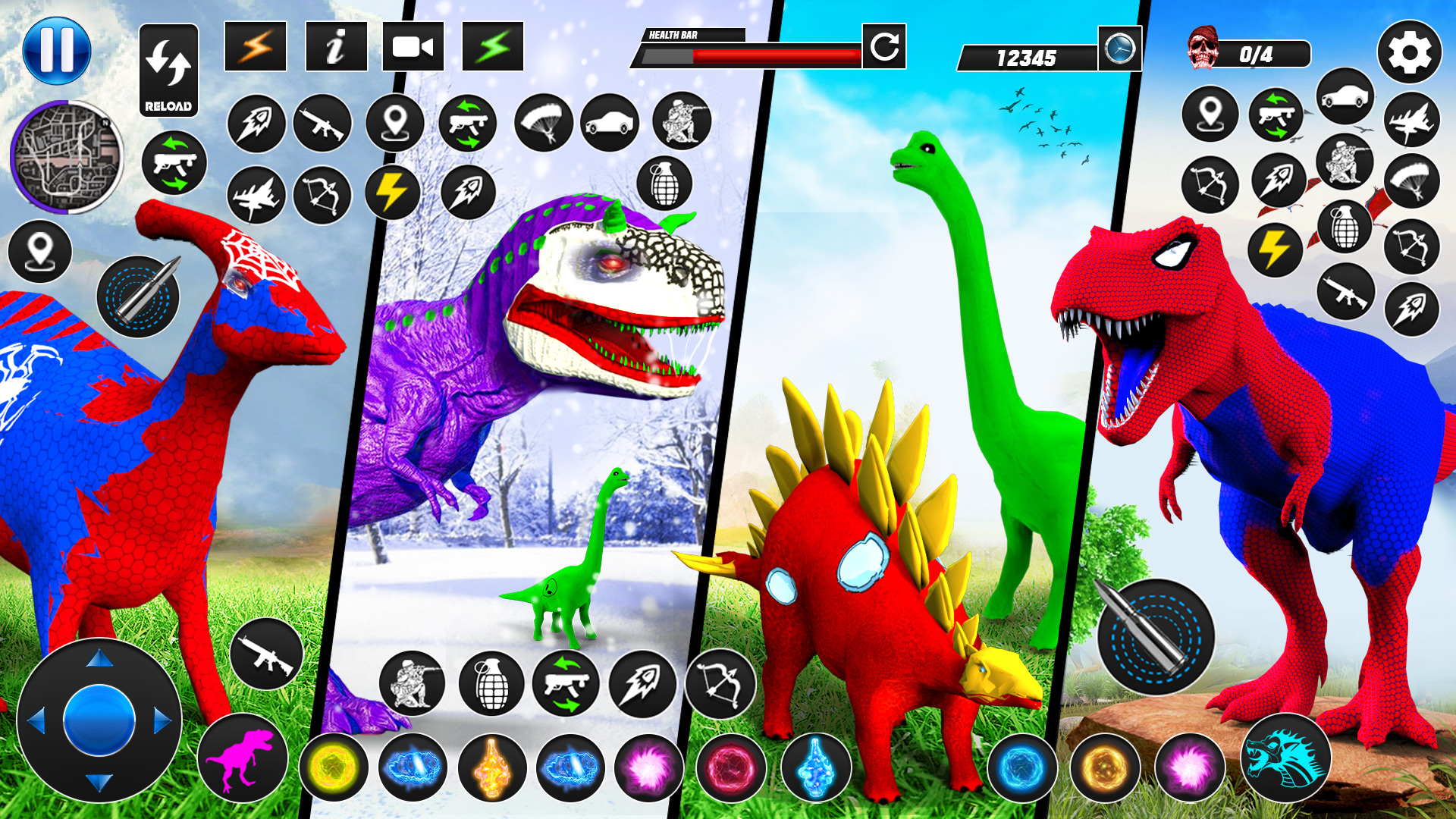 اسکرین شات 2 بازی Wild Dino Animal Zoo Hunter