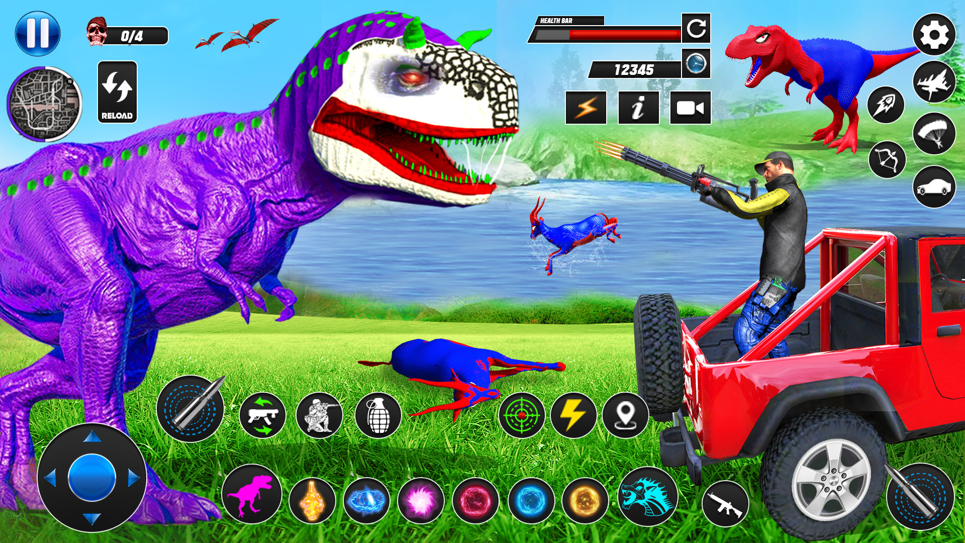 اسکرین شات 5 بازی Wild Dino Animal Zoo Hunter