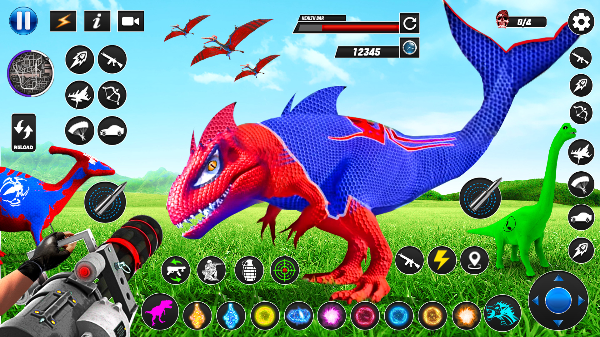 اسکرین شات 4 بازی Wild Dino Animal Zoo Hunter