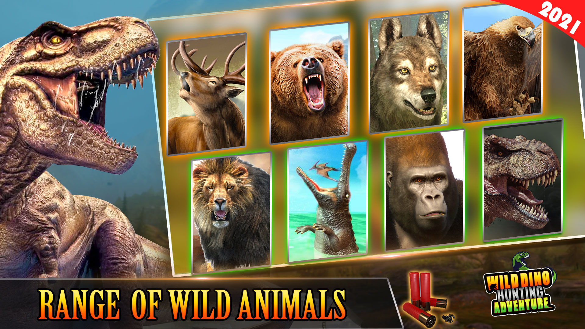 اسکرین شات 6 برنامه Wild Jungle Deer Hunting Games
