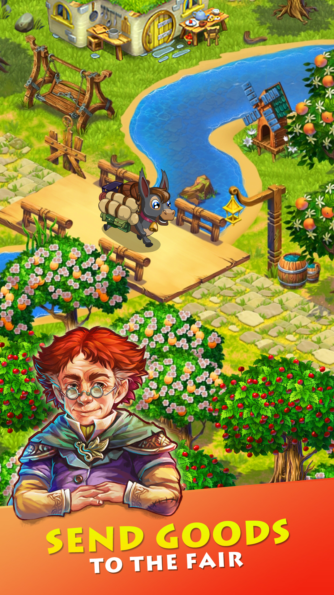 اسکرین شات 2 بازی Farmdale: farm games Hay & Day
