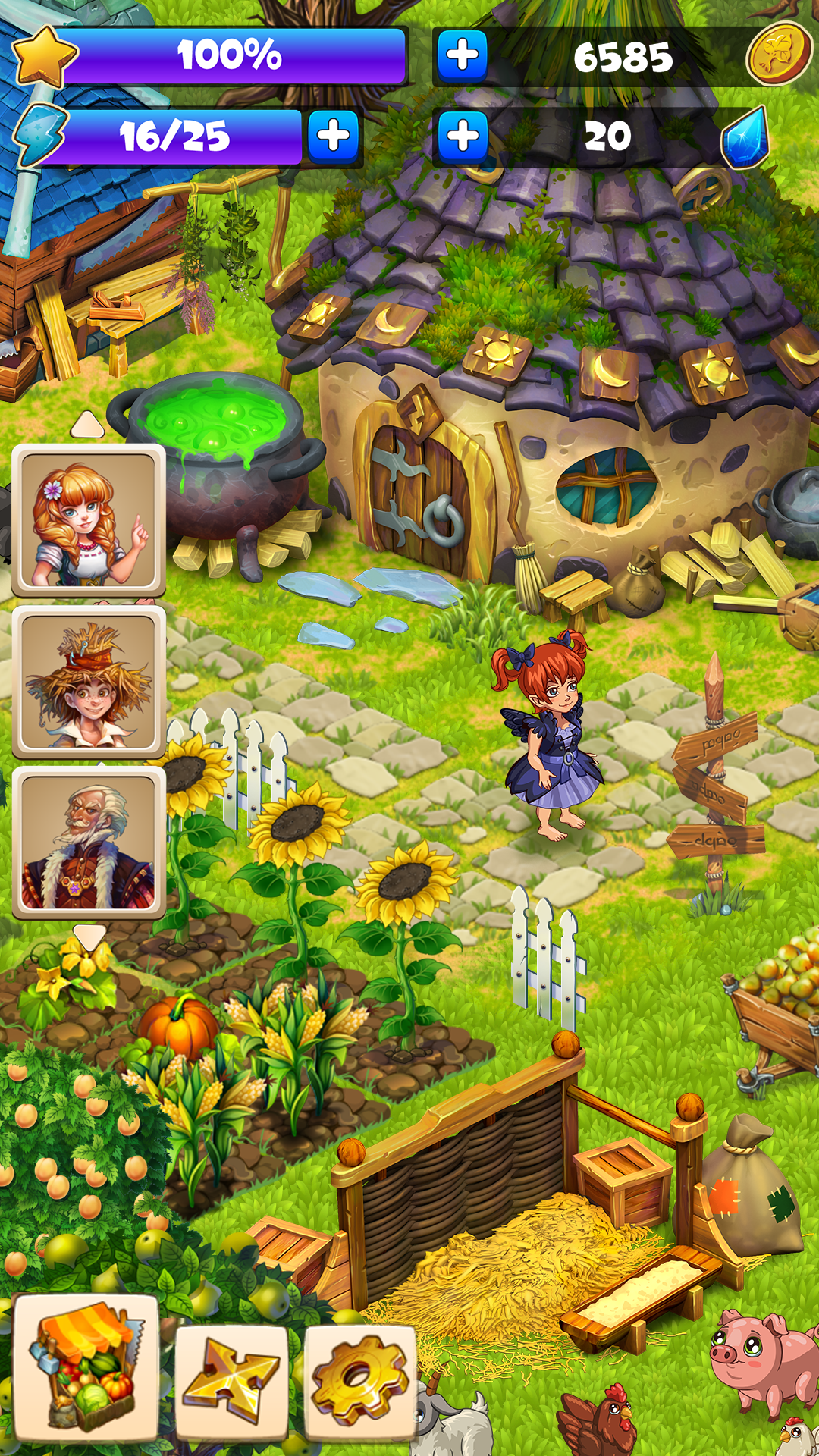 اسکرین شات 6 بازی Farmdale: farm games Hay & Day