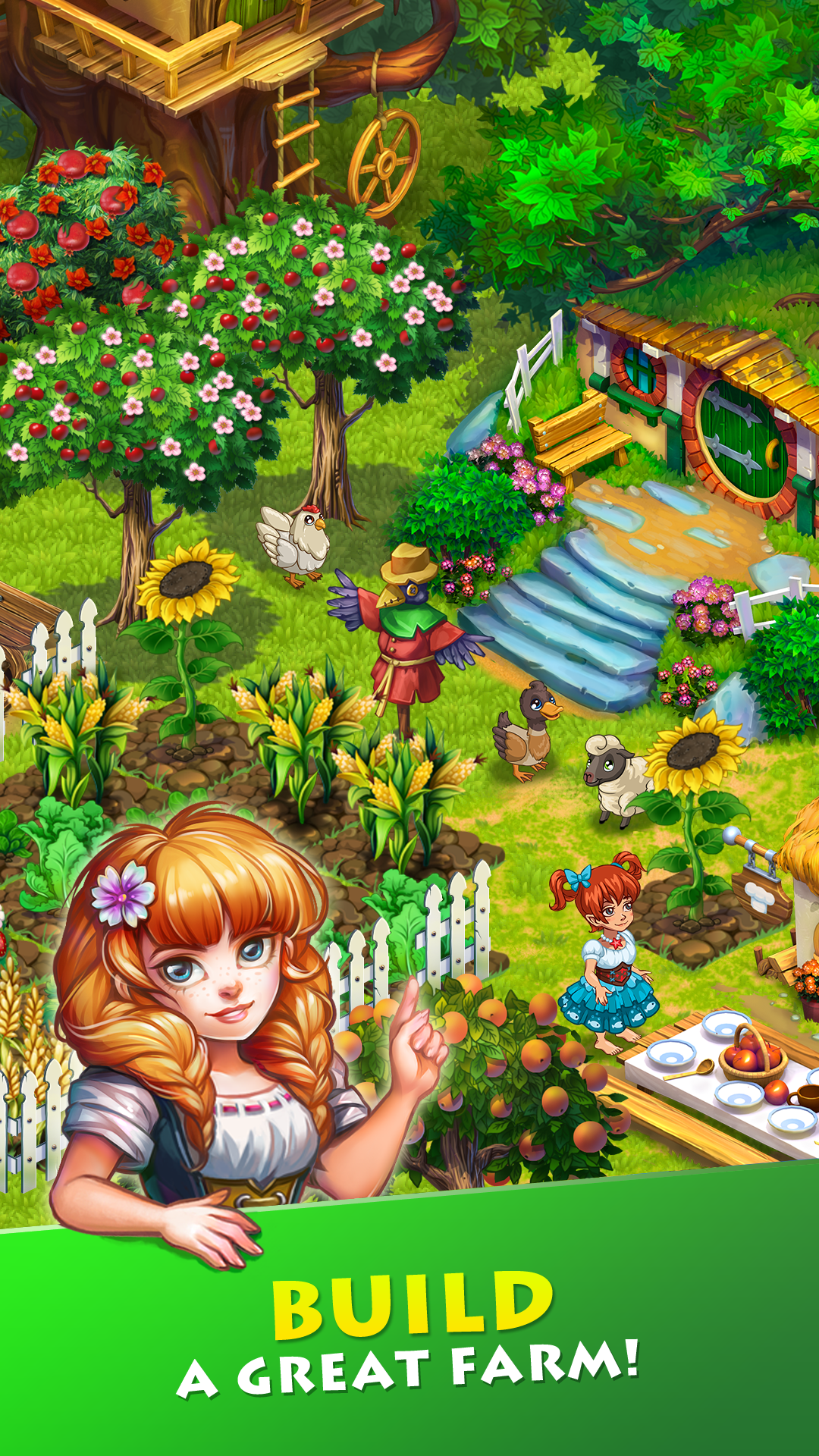 اسکرین شات 1 بازی Farmdale: farm games Hay & Day