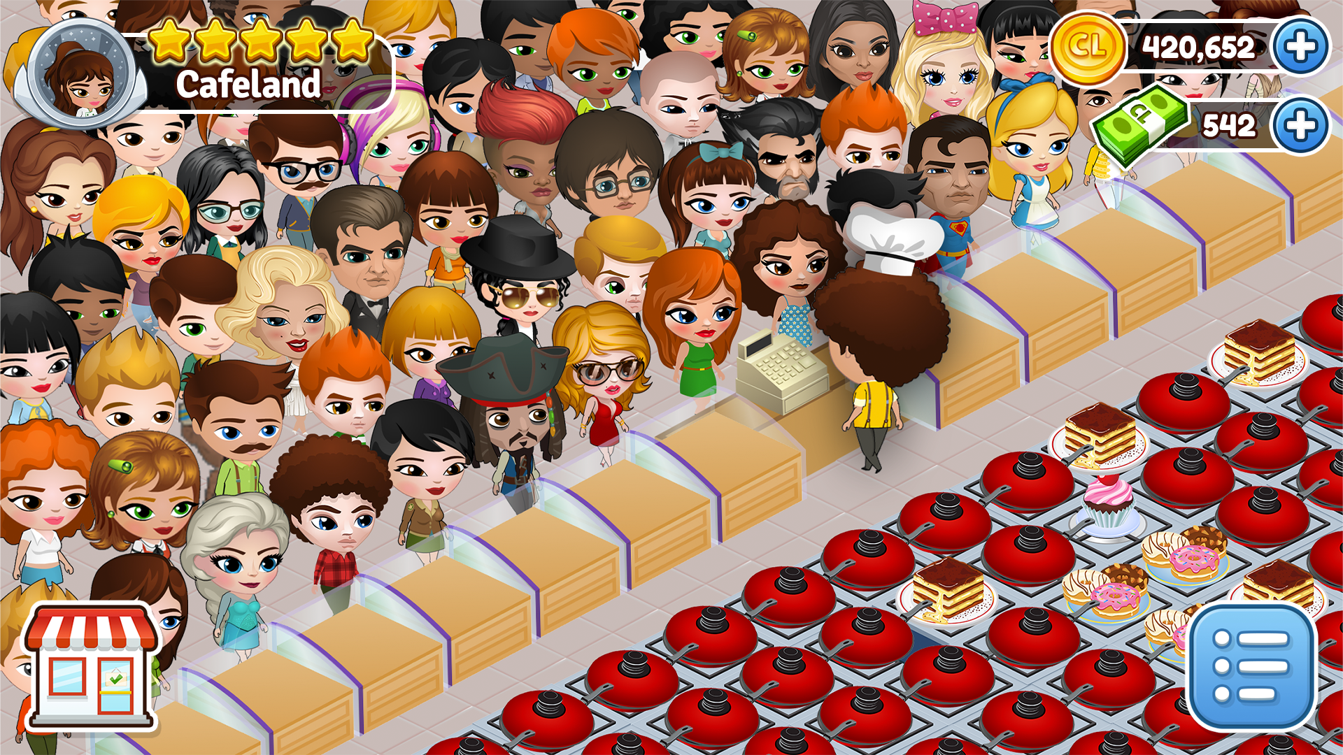 اسکرین شات 6 بازی Cafeland - Restaurant Cooking