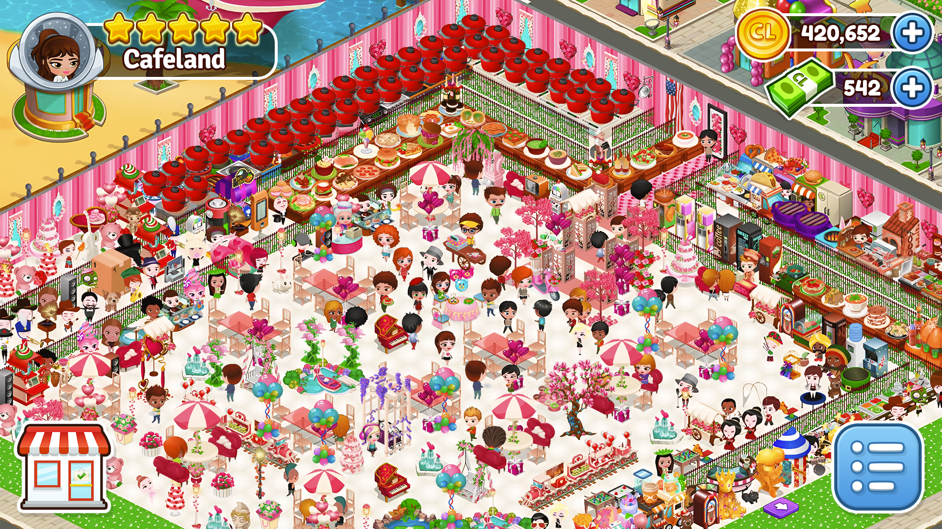 اسکرین شات 4 بازی Cafeland - Restaurant Cooking