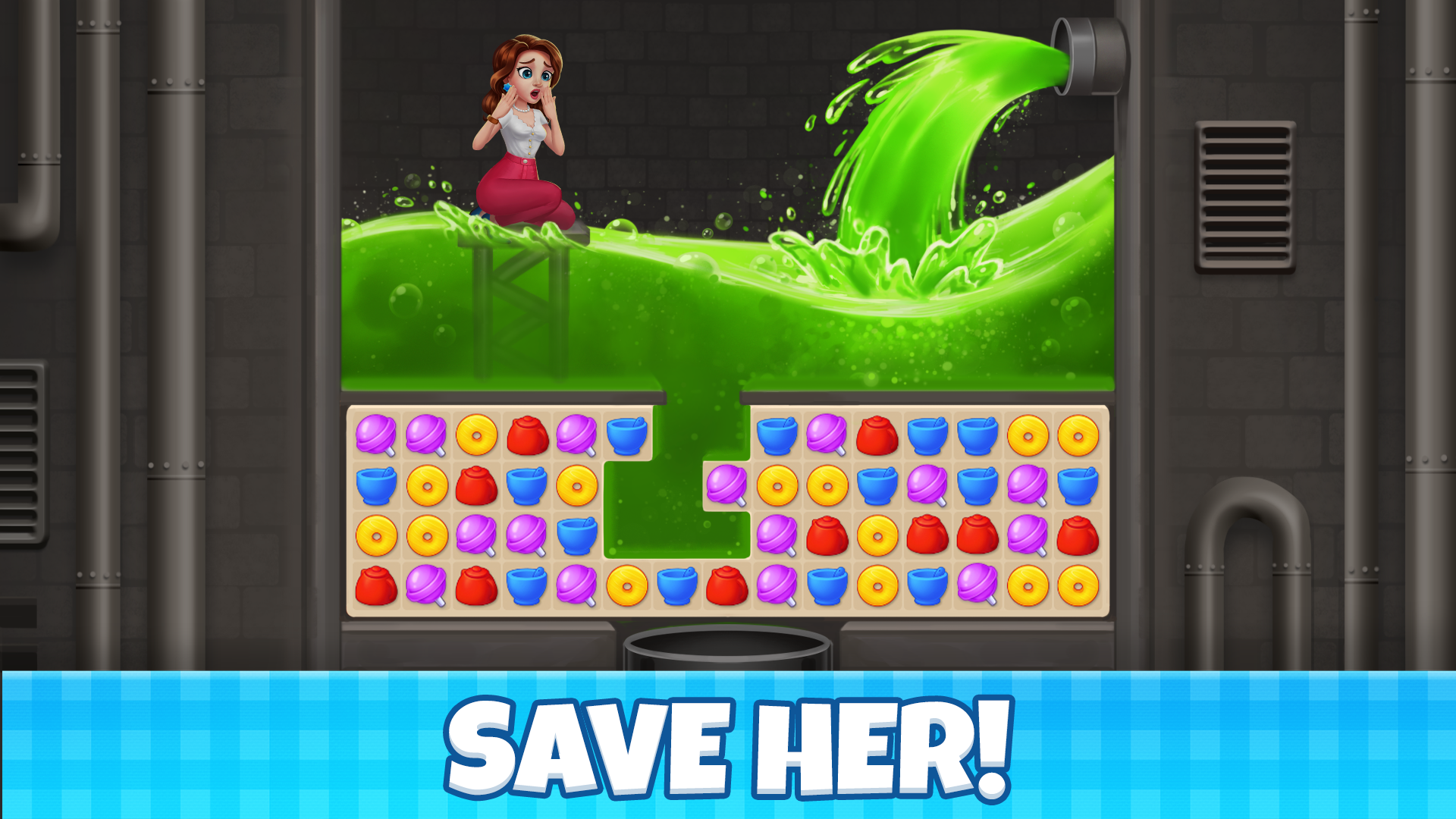 اسکرین شات 3 بازی Manor Cafe - Match 3 Puzzle