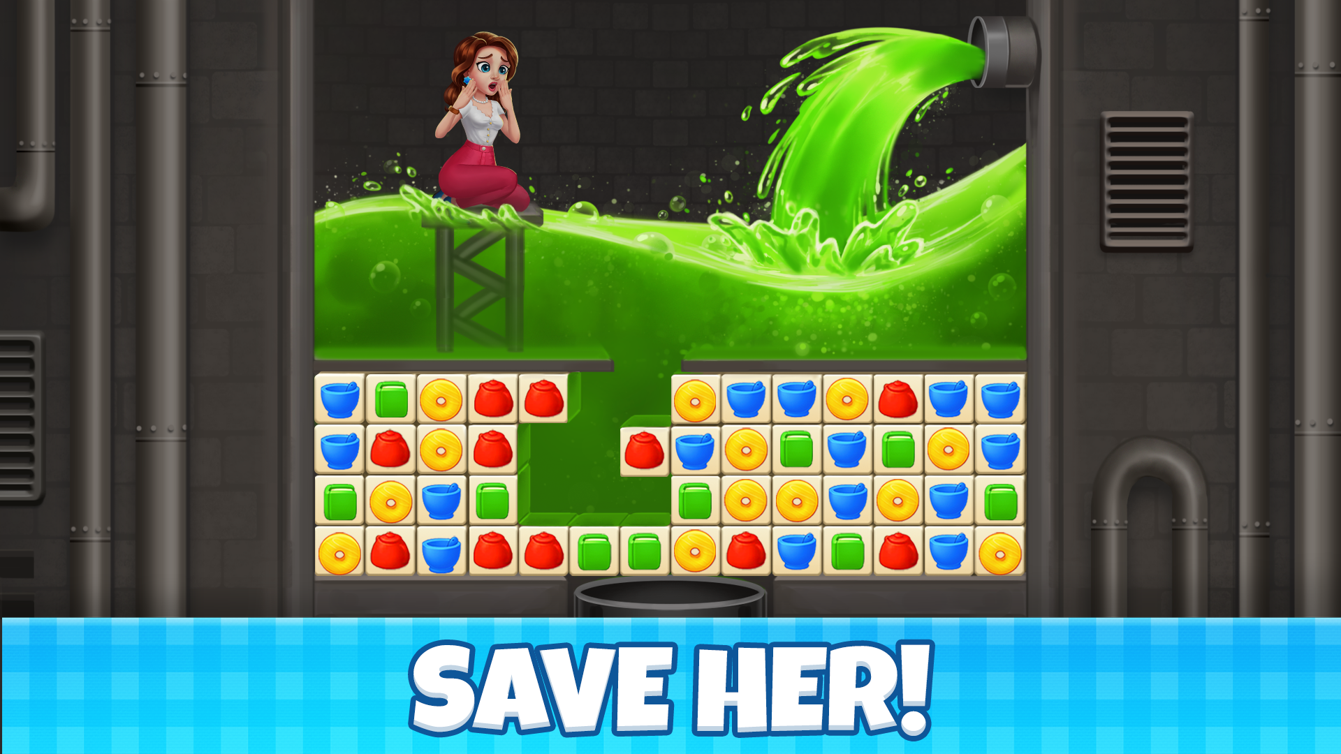 اسکرین شات 3 بازی Manor Cafe - Match 3 Puzzle