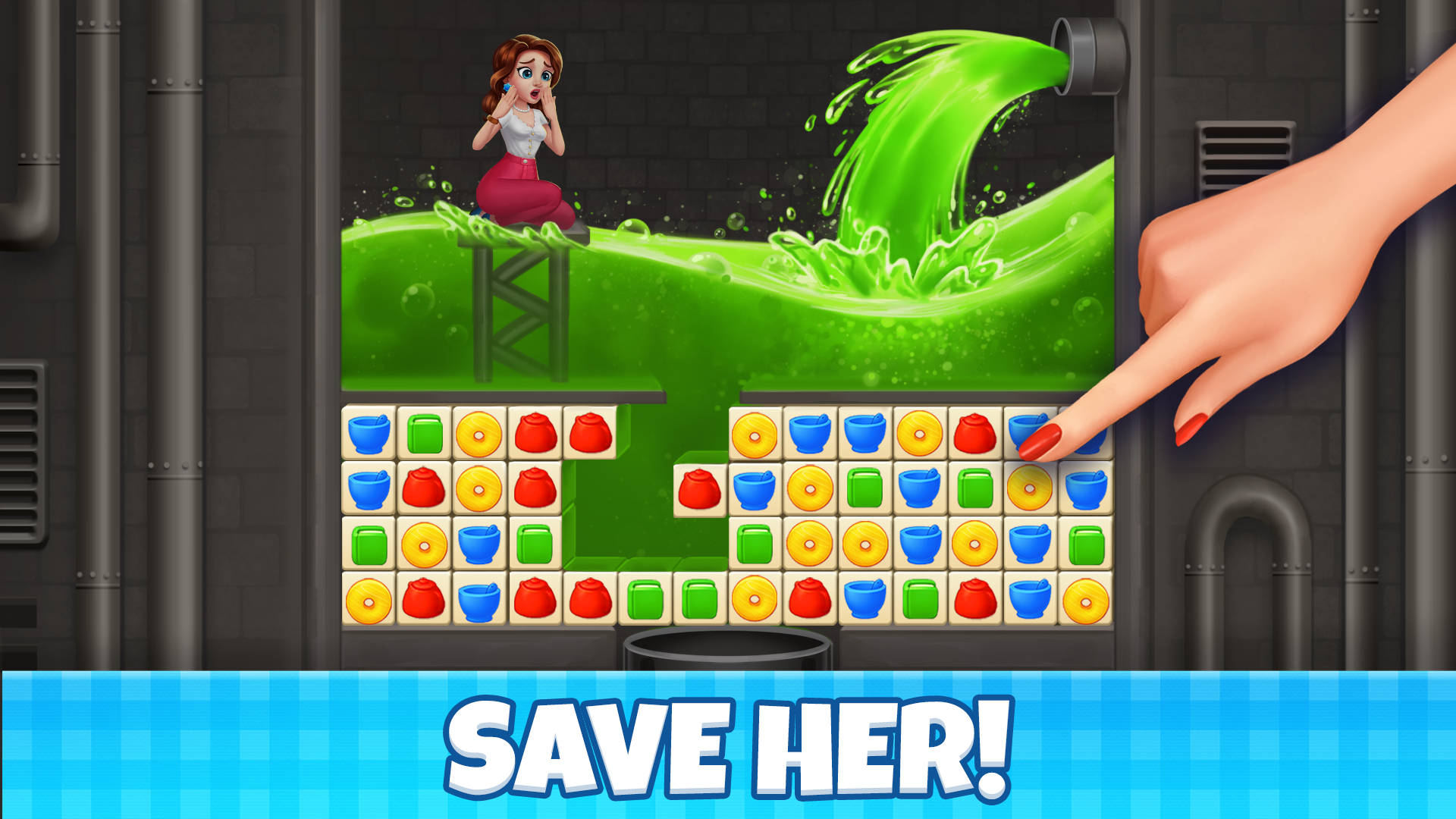 اسکرین شات 3 بازی Manor Cafe - Match 3 Puzzle