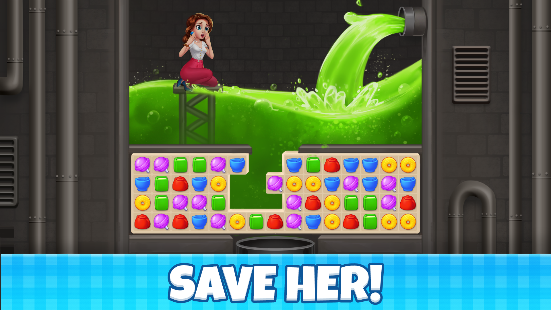 اسکرین شات 3 بازی Manor Cafe - Match 3 Puzzle