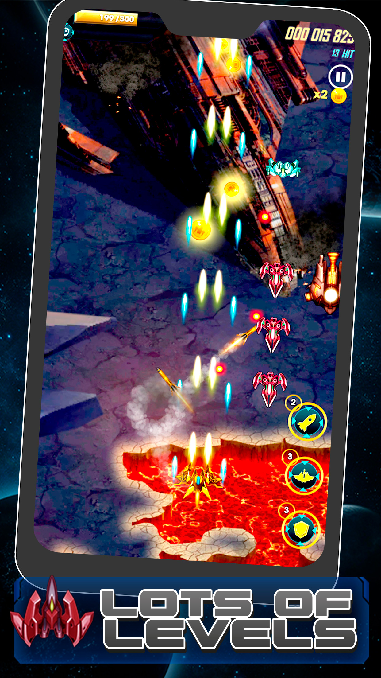 اسکرین شات 4 بازی Galaxy Aliens Shooter 2025