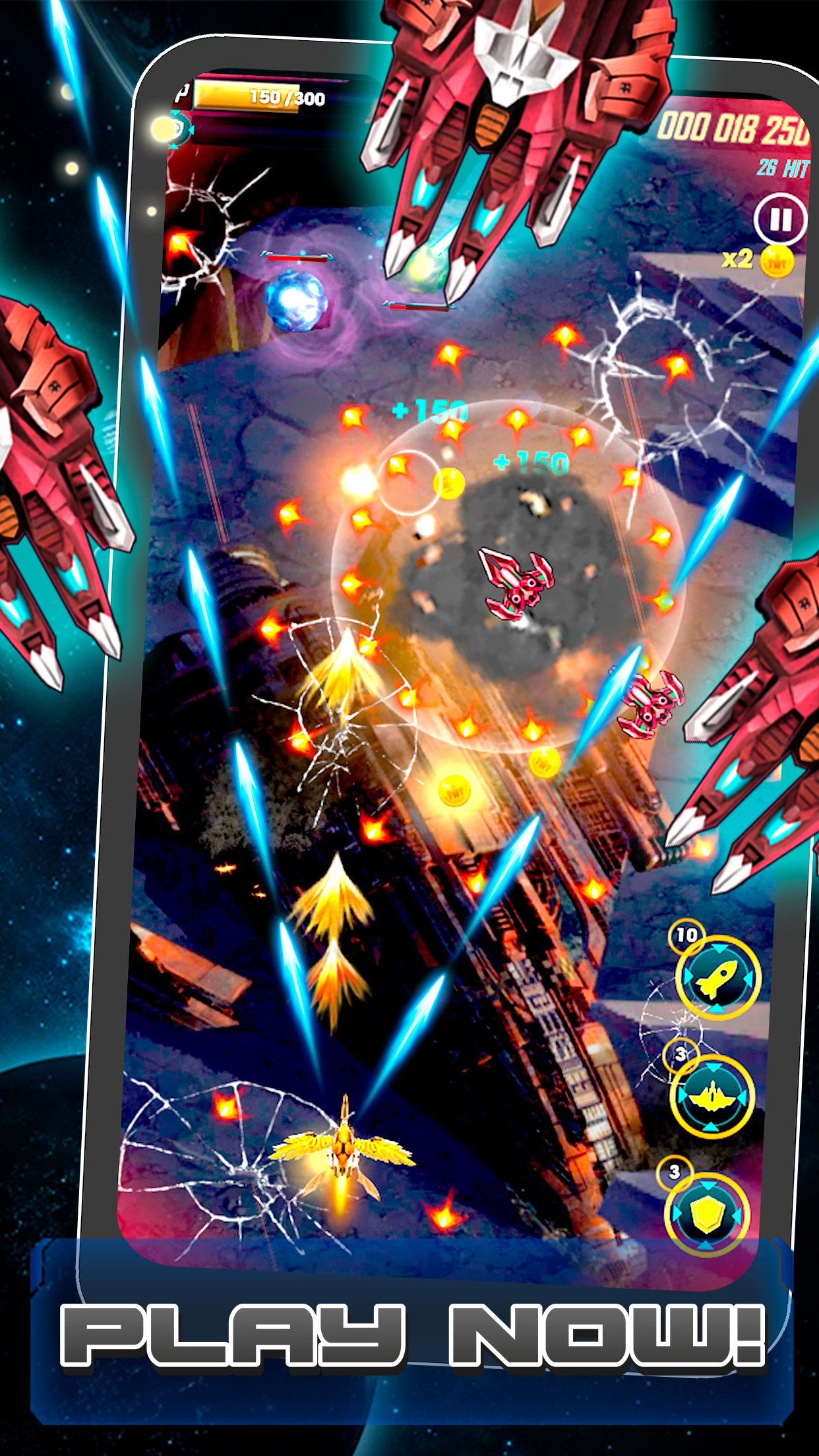 اسکرین شات 5 بازی Galaxy Aliens Shooter 2025
