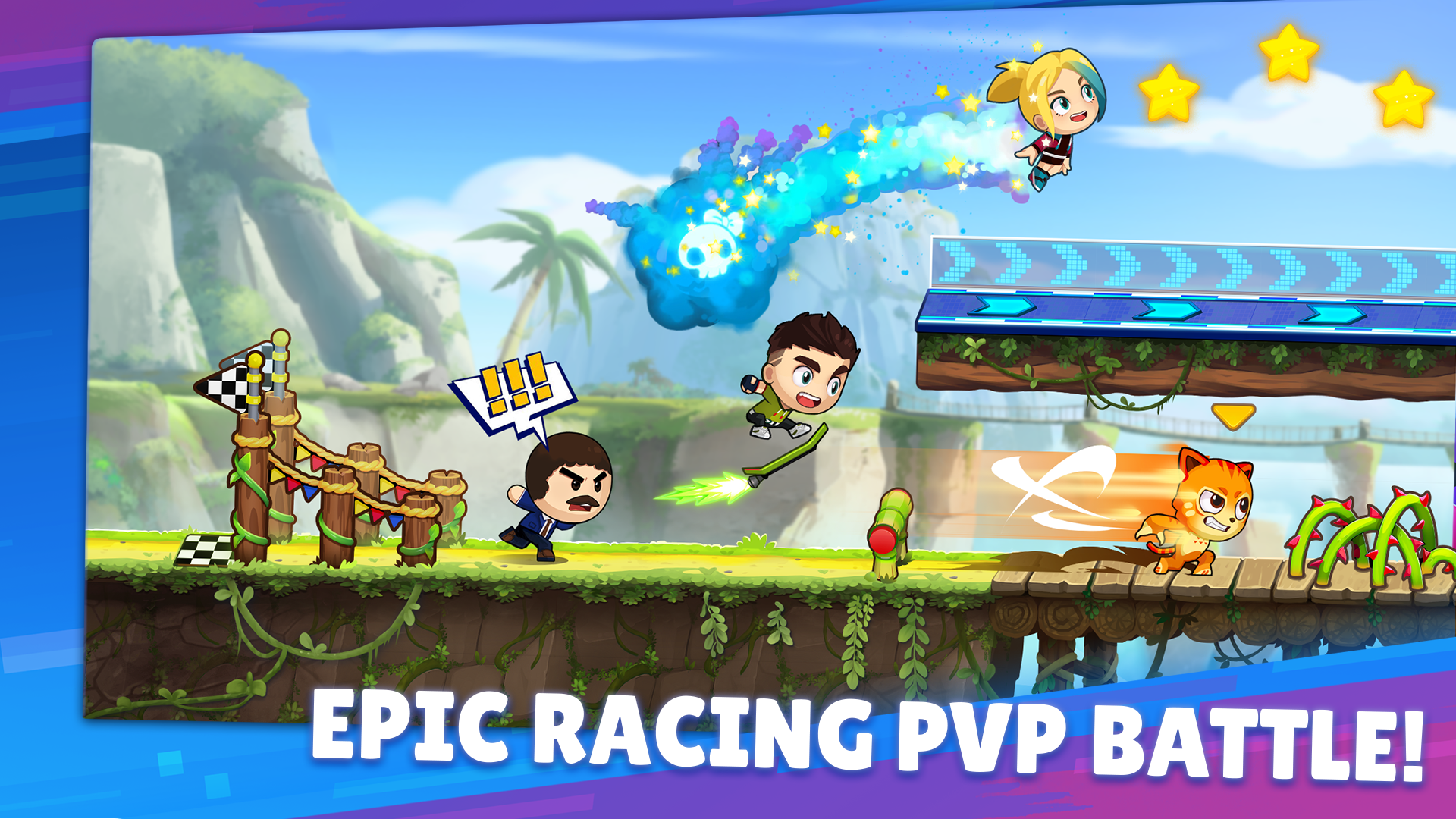 اسکرین شات 1 بازی Battle Run: Multiplayer Racing