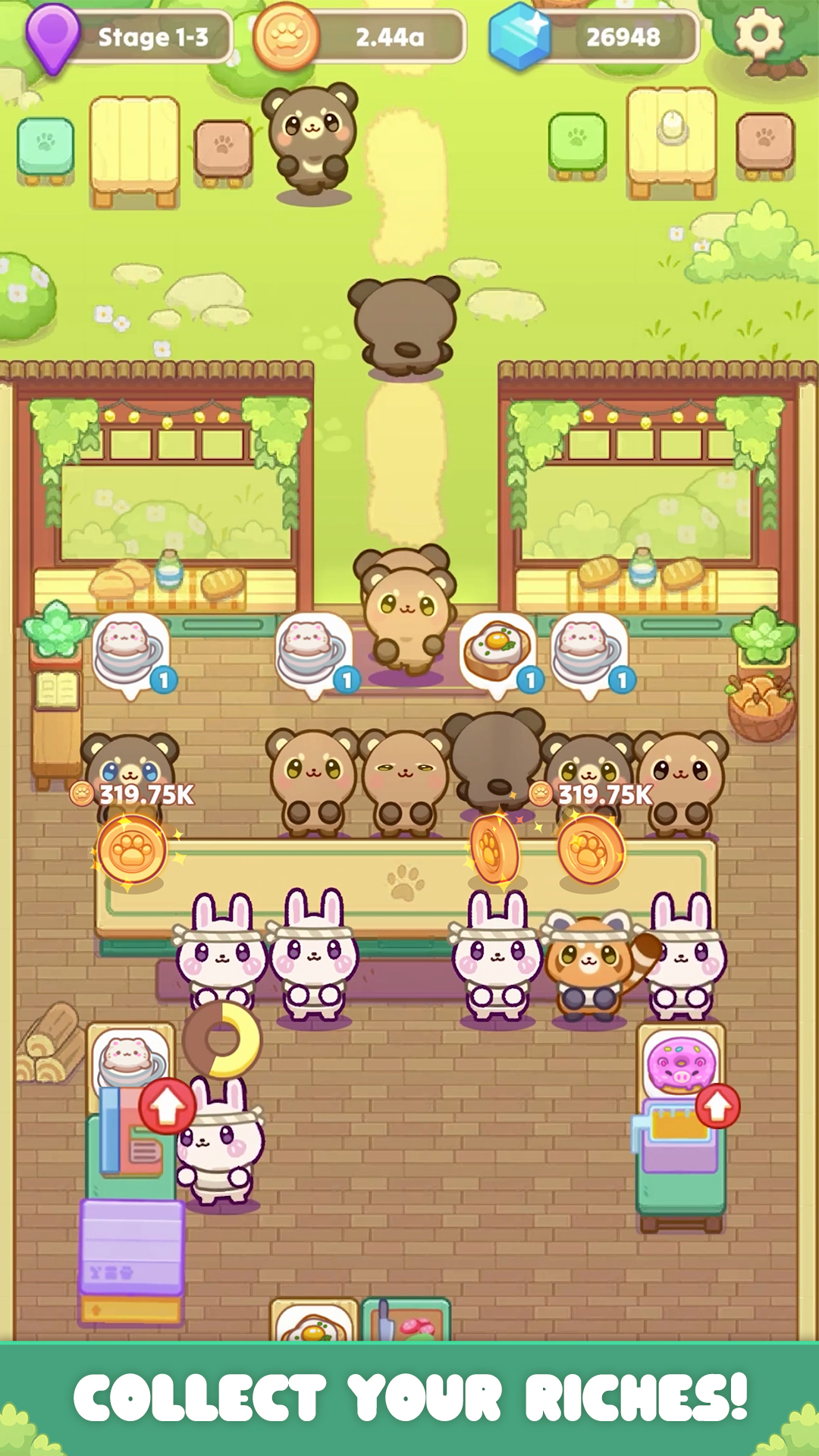 اسکرین شات 6 بازی Cozy Cafe: Animal Restaurant
