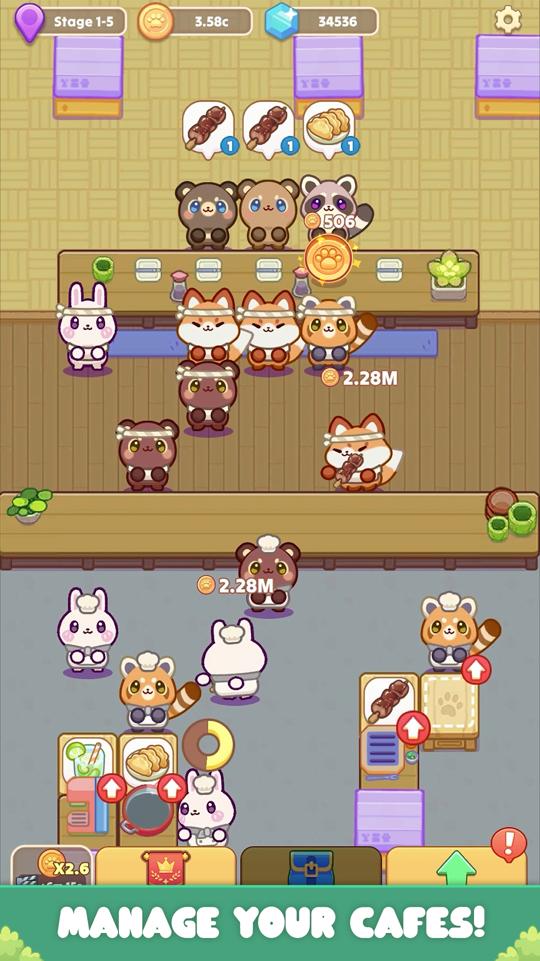 اسکرین شات 1 بازی Cozy Cafe: Animal Restaurant