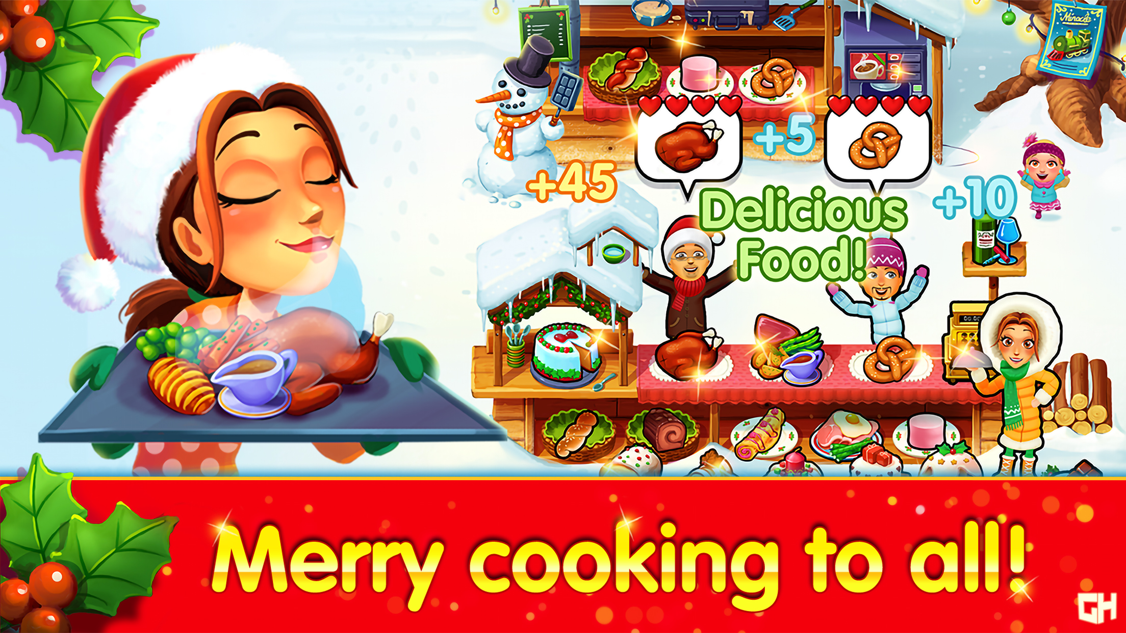 اسکرین شات 1 بازی Delicious - Christmas Carol
