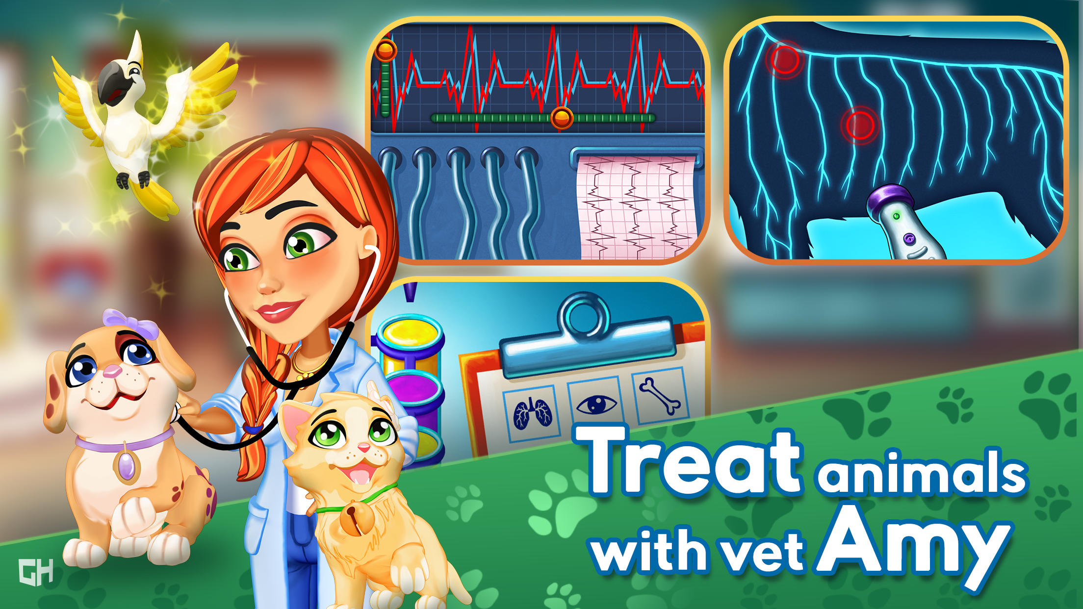 اسکرین شات 1 بازی Dr. Cares - Amy's Pet Clinic