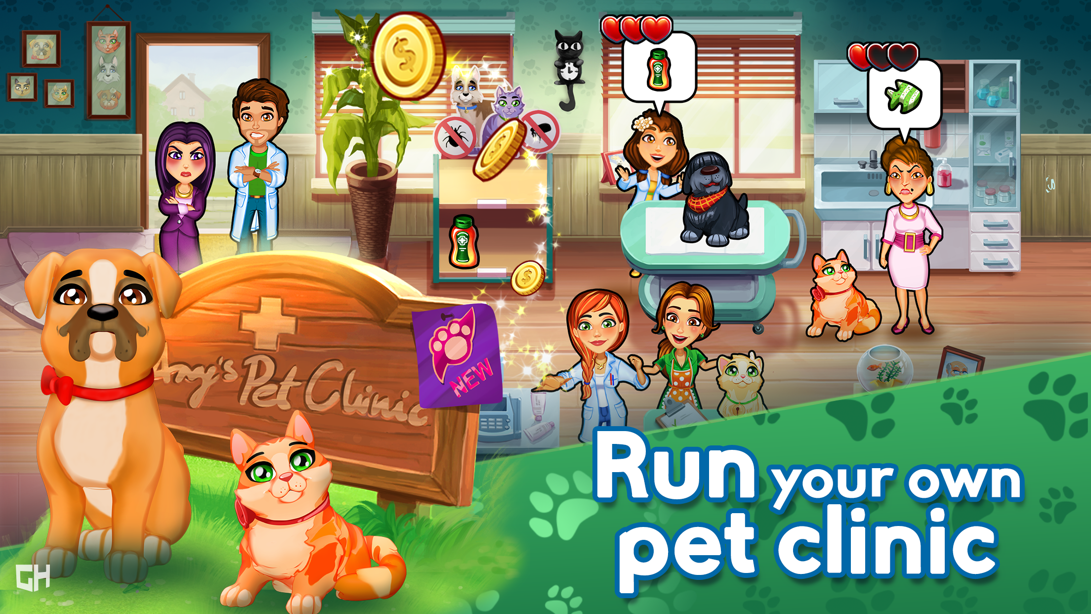 اسکرین شات 2 بازی Dr. Cares - Amy's Pet Clinic