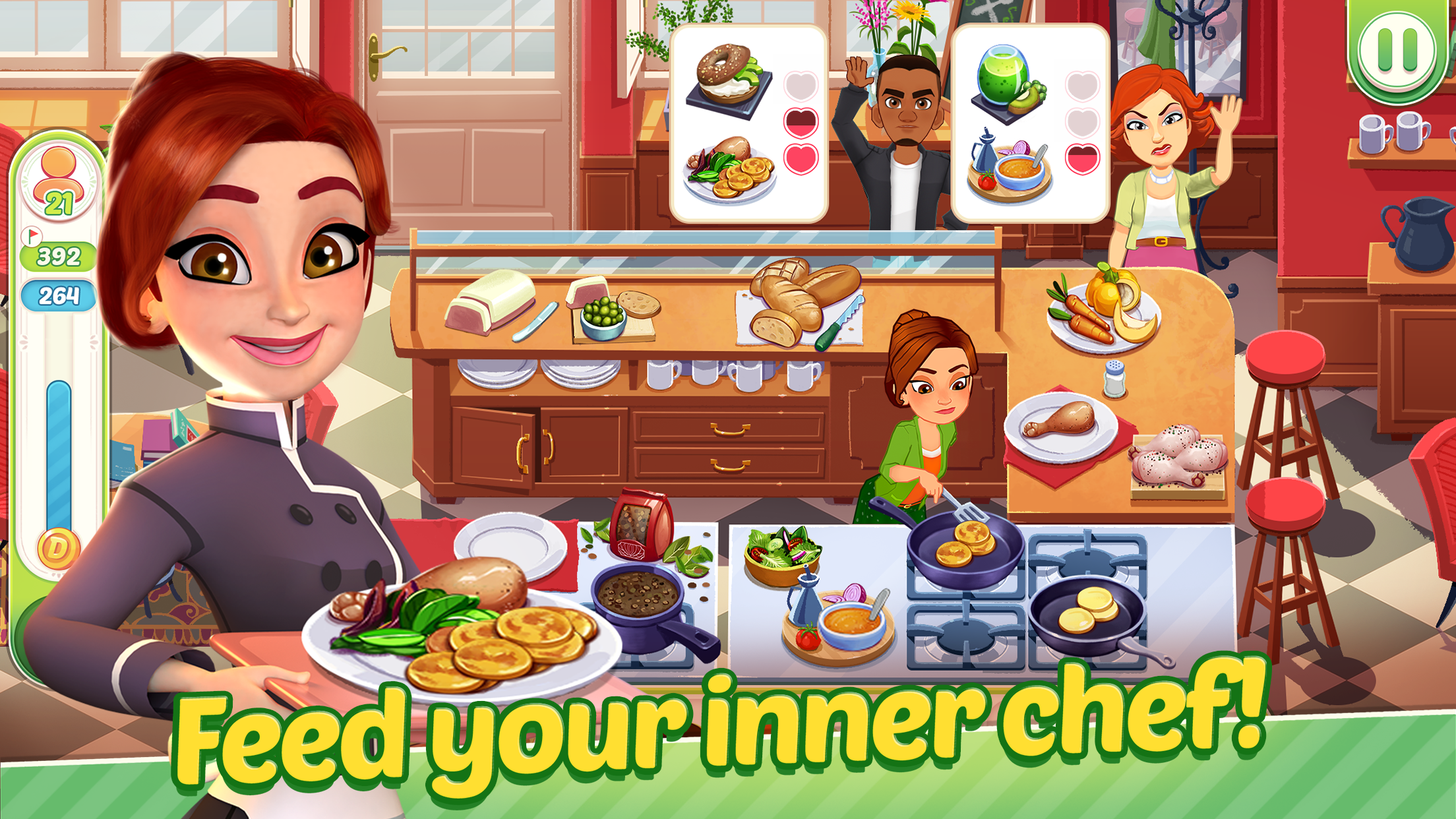 اسکرین شات 2 بازی Delicious World - Cooking Game