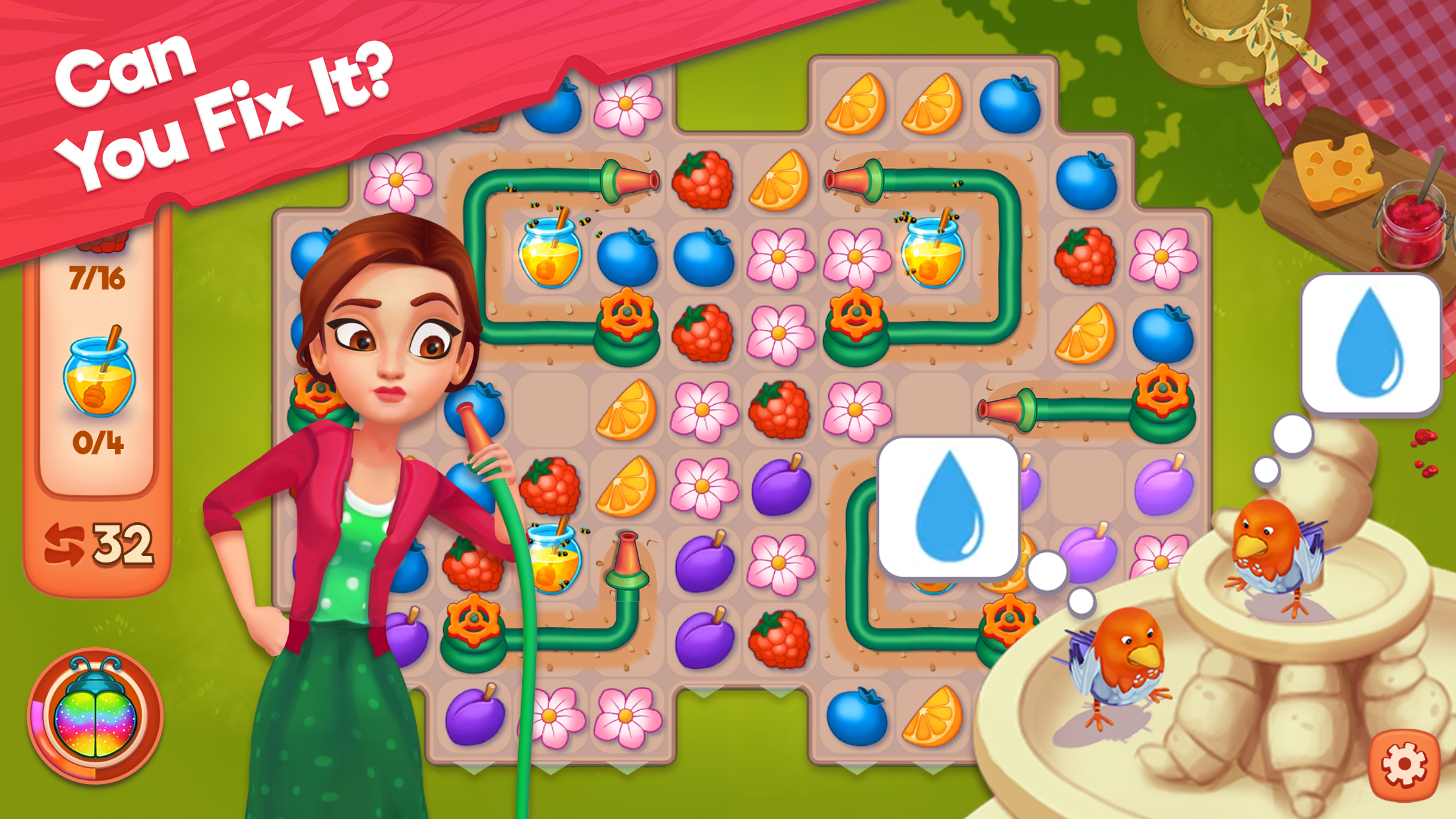 اسکرین شات 6 بازی Delicious B&B: Decor & Match 3
