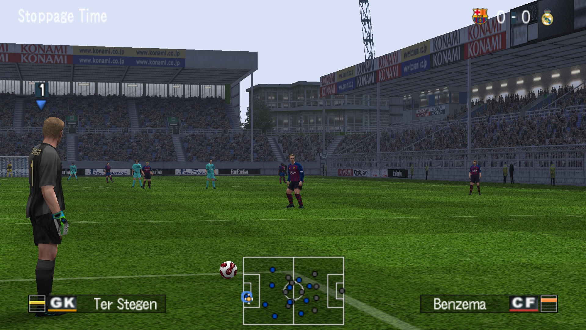 اسکرین شات 2 بازی فوتبال PES6 نسخه 2019