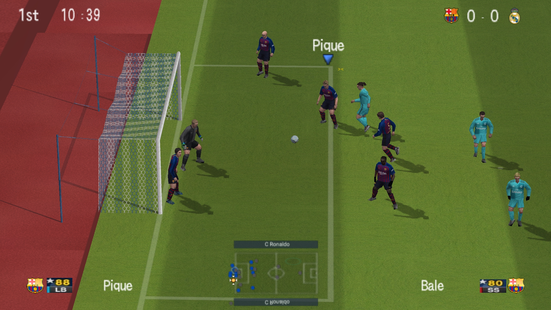اسکرین شات 4 بازی فوتبال PES6 نسخه 2019