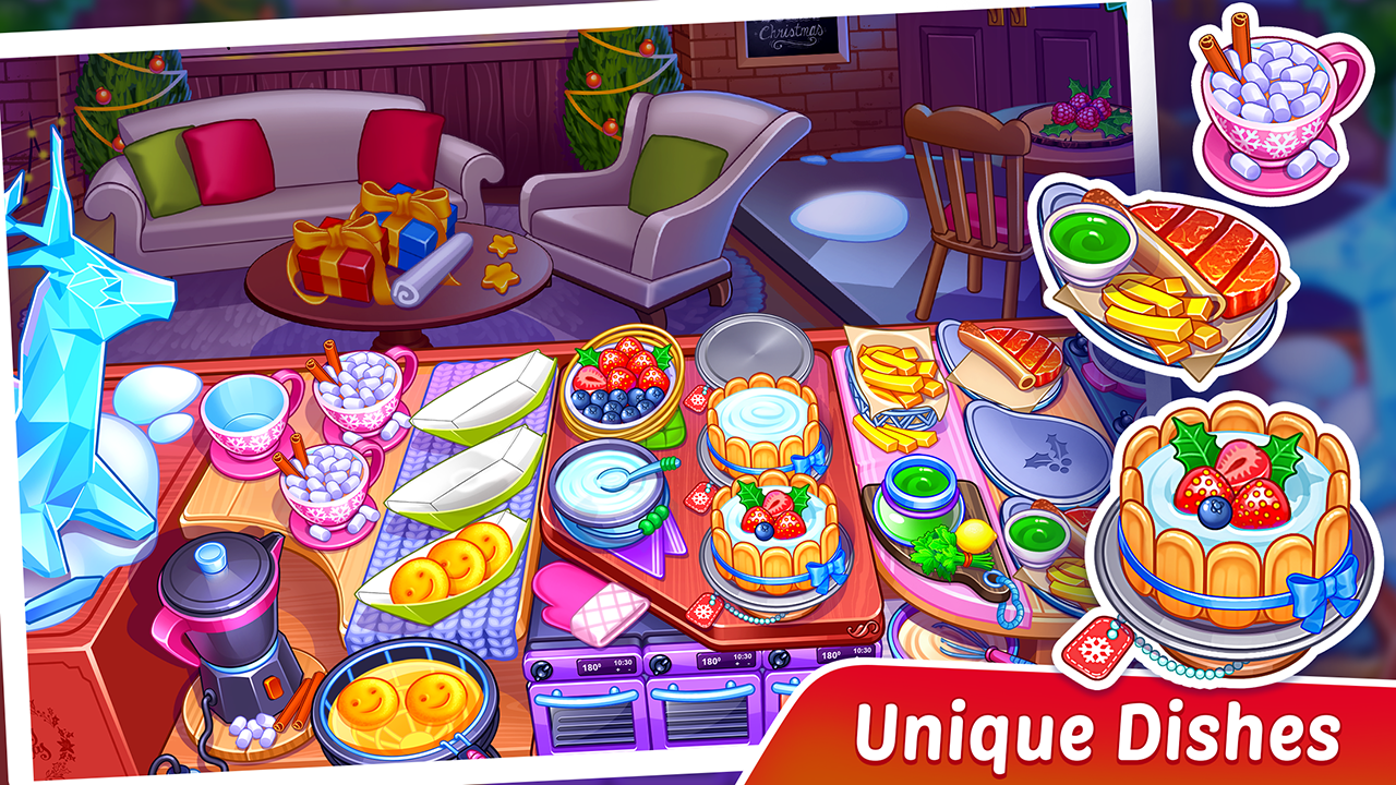 اسکرین شات 6 بازی Christmas Fever Cooking Games