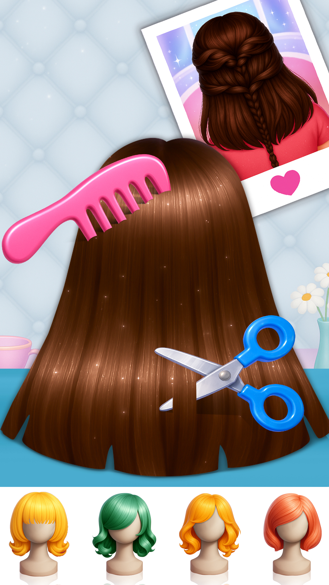 اسکرین شات 6 بازی Indian Wedding Hair Do Designs