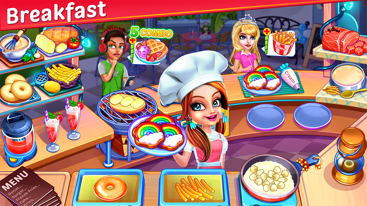 اسکرین شات 3 بازی Cooking Express Cooking Games