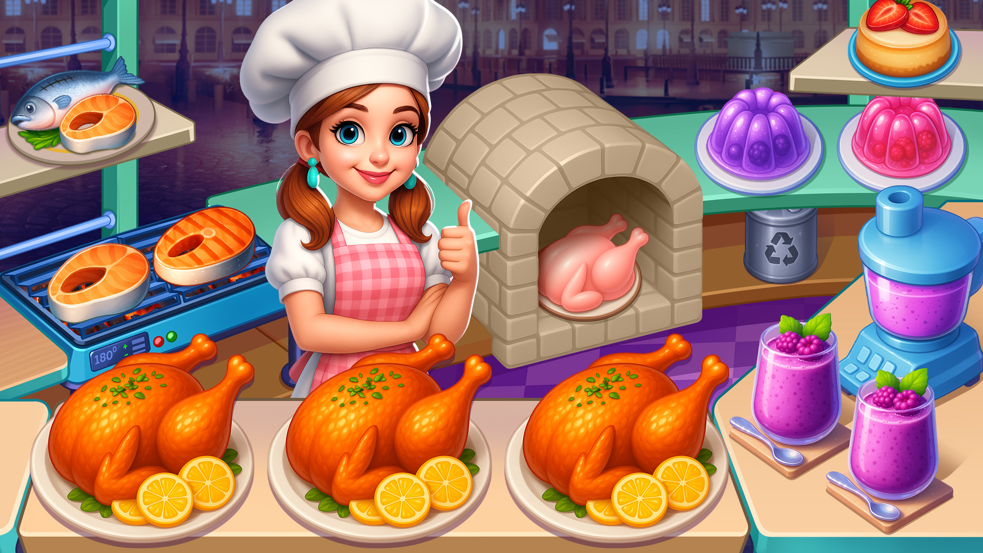 اسکرین شات 1 بازی Cooking Express Cooking Games