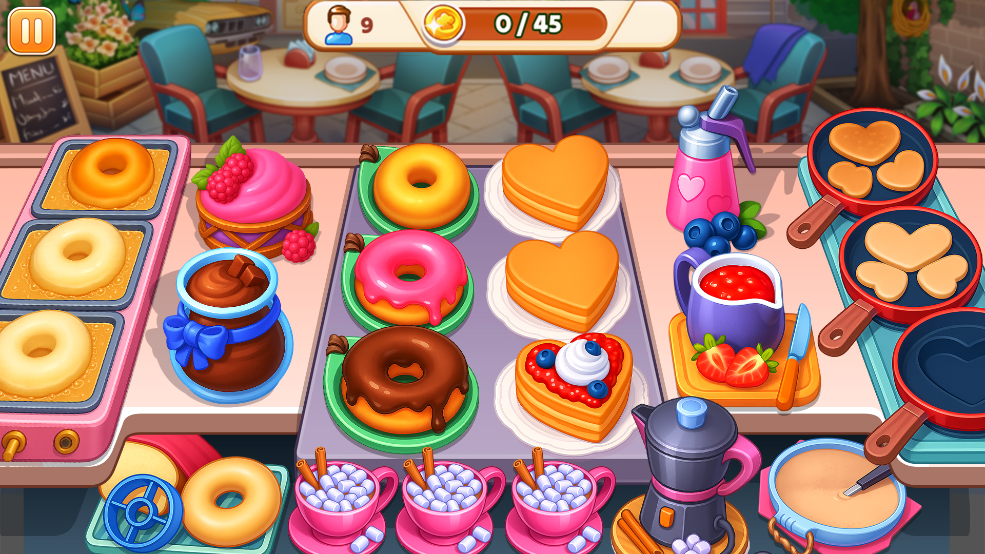 اسکرین شات 2 بازی My Cafe Shop : Cooking Games