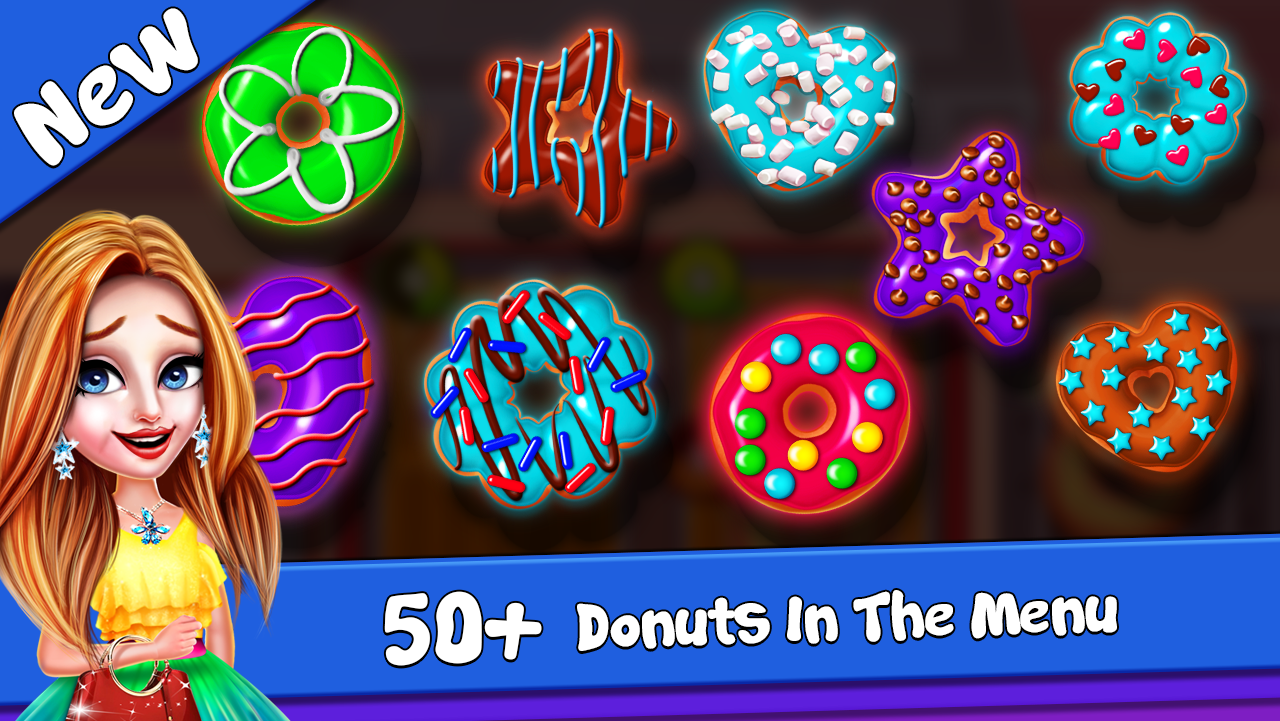 اسکرین شات 8 برنامه My Donut Truck - Cooking Games