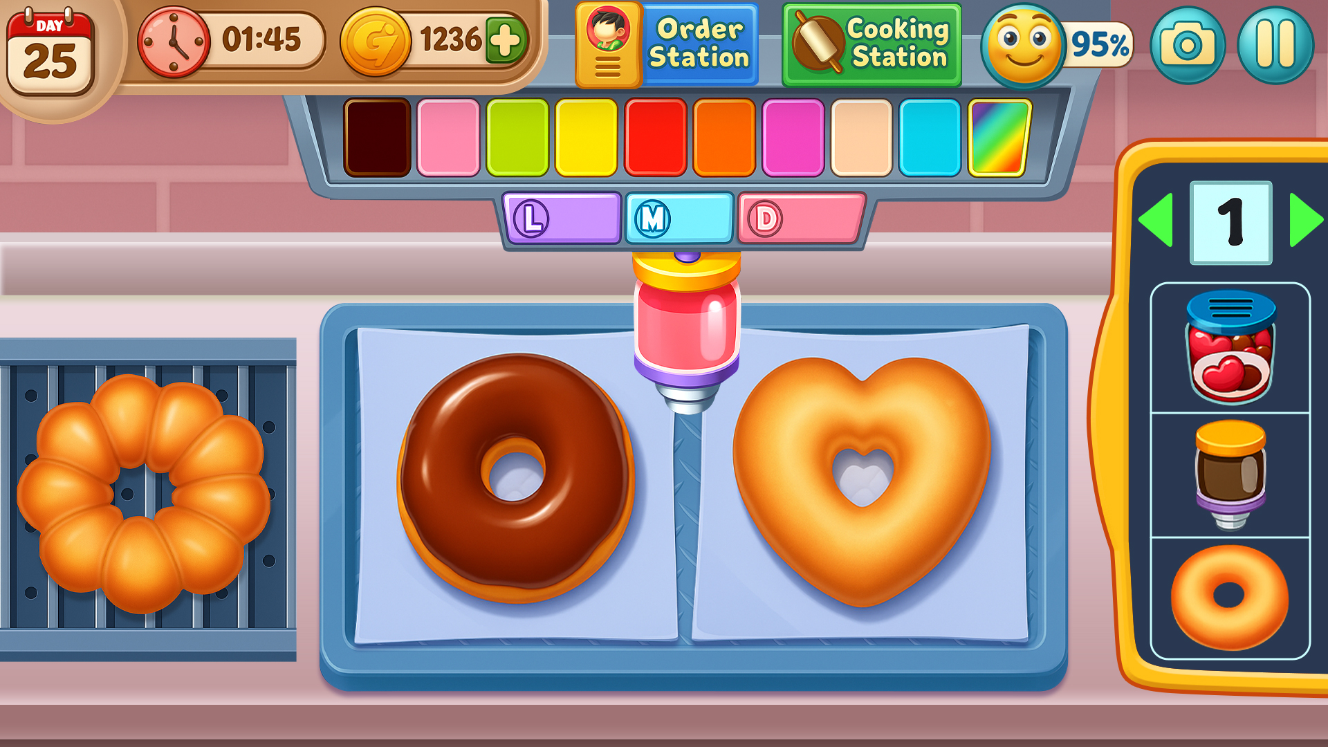 اسکرین شات 3 برنامه My Donut Truck - Cooking Games