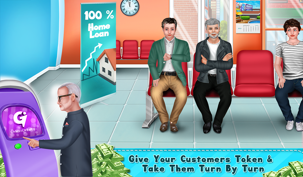 اسکرین شات 1 بازی Virtual Bank Simulator Games