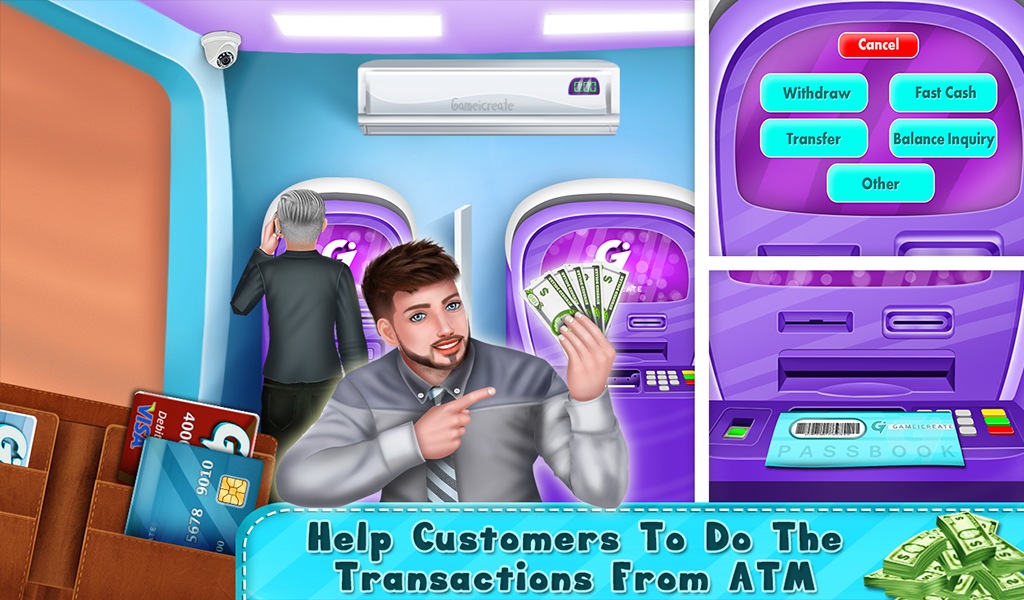 اسکرین شات 7 بازی Virtual Bank Simulator Games