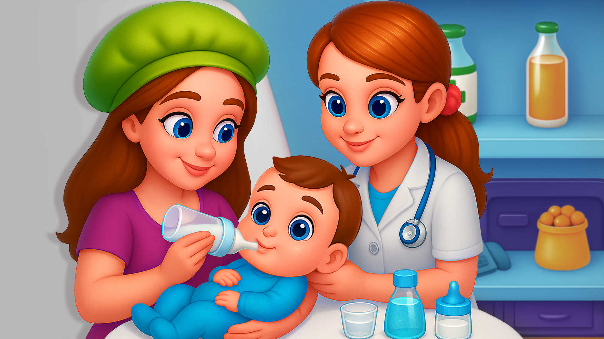 اسکرین شات 2 برنامه Pregnant Mommy Care Games