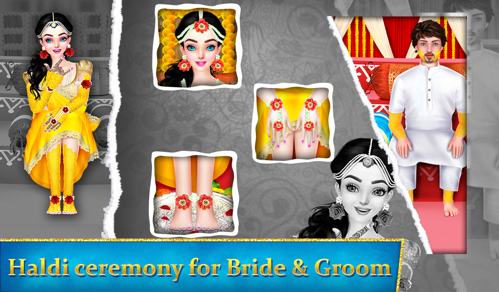 اسکرین شات 1 برنامه Indian Wedding Game Ritual1