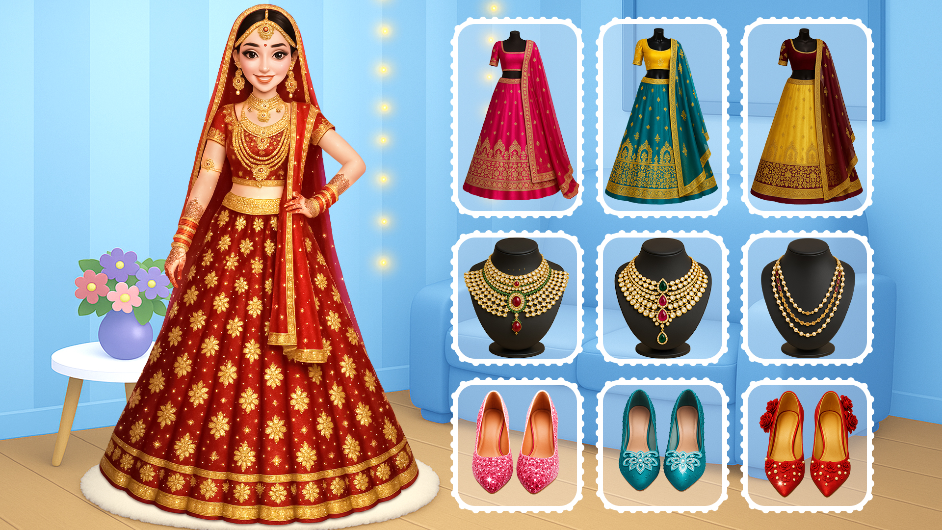 اسکرین شات 1 برنامه Indian Wedding Game Ritual1