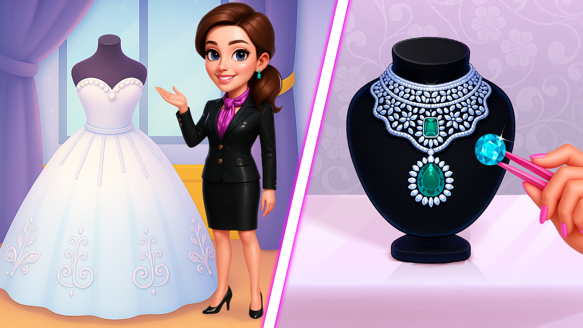 اسکرین شات 1 برنامه Wedding Bride Salon Games