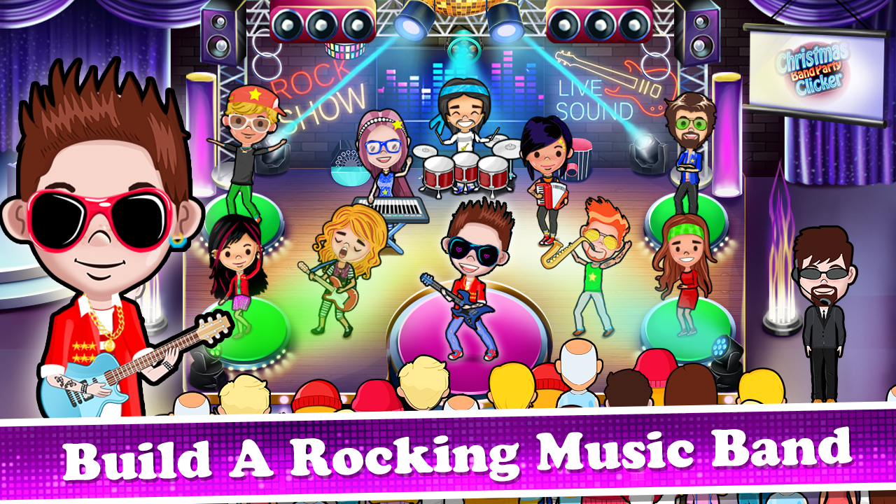 اسکرین شات 2 بازی Pop Star Band Clicker Games