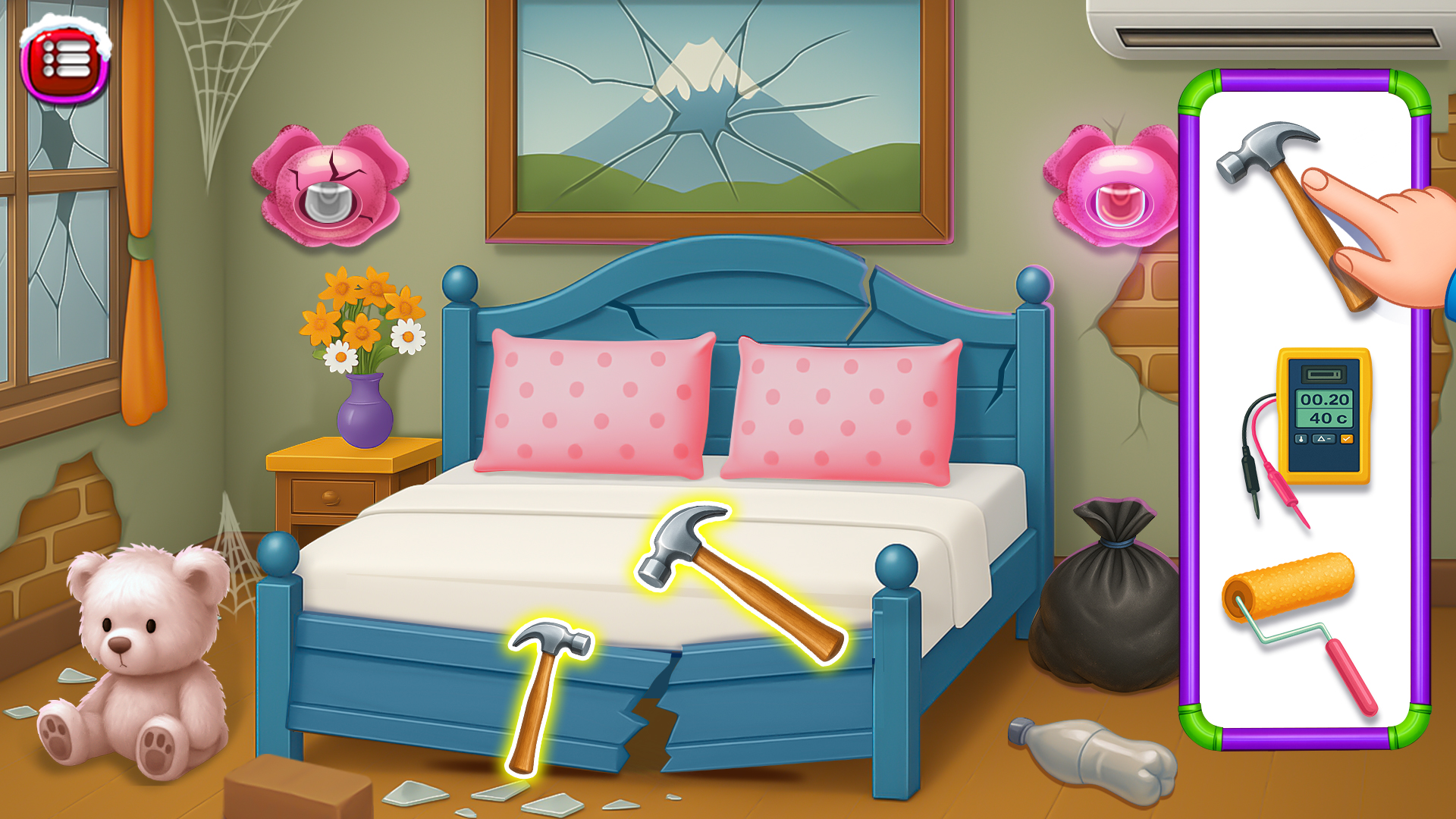 اسکرین شات 4 بازی Christmas House Cleaning Game