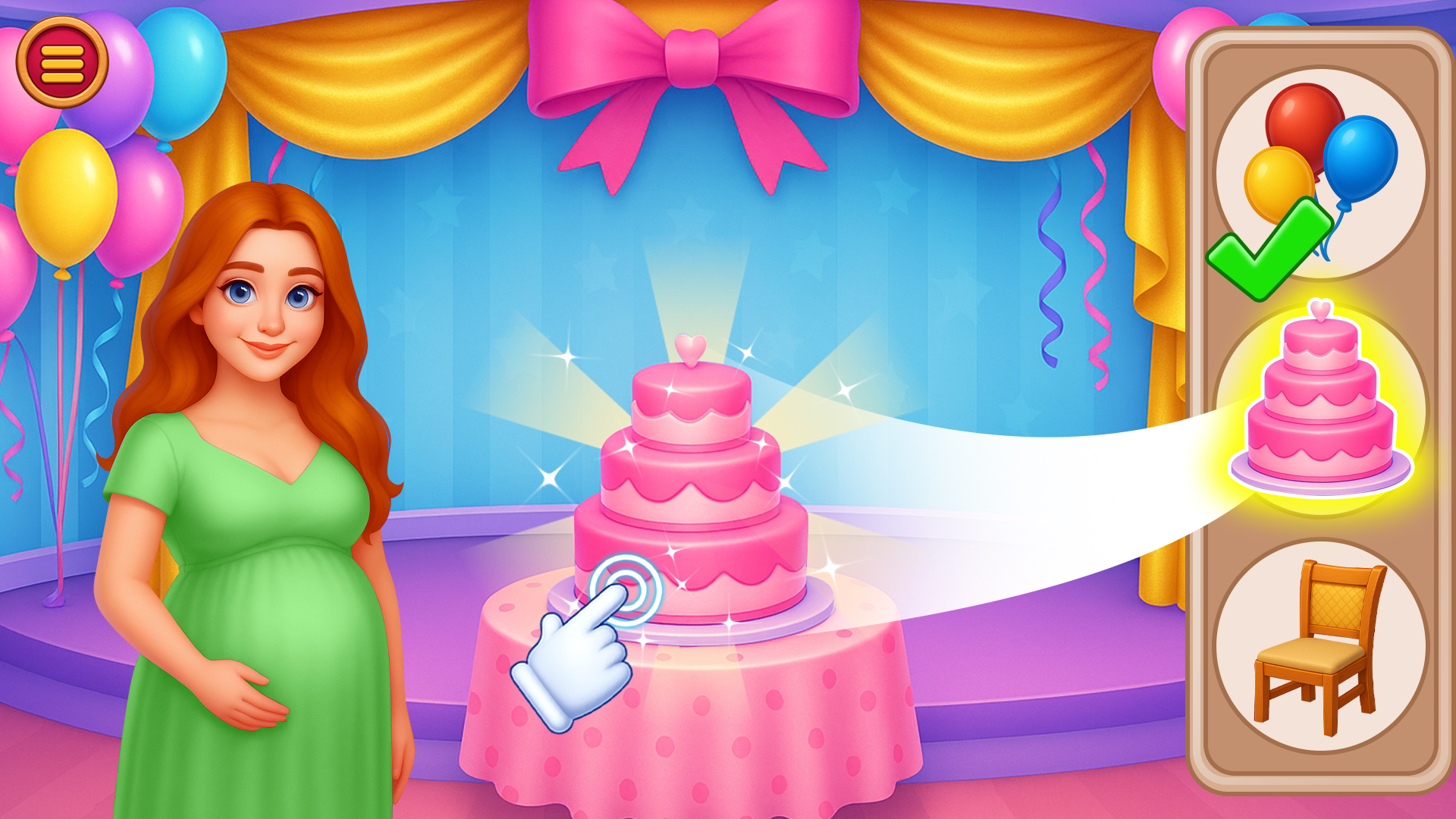 اسکرین شات 3 بازی Couple Baby Shower