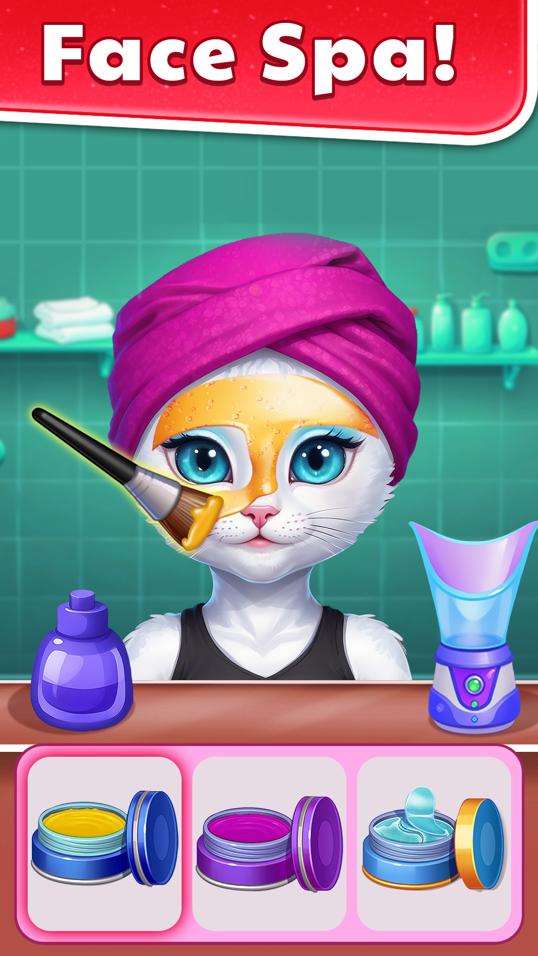 اسکرین شات 1 برنامه Kitty Dream Spa Salon Daycare