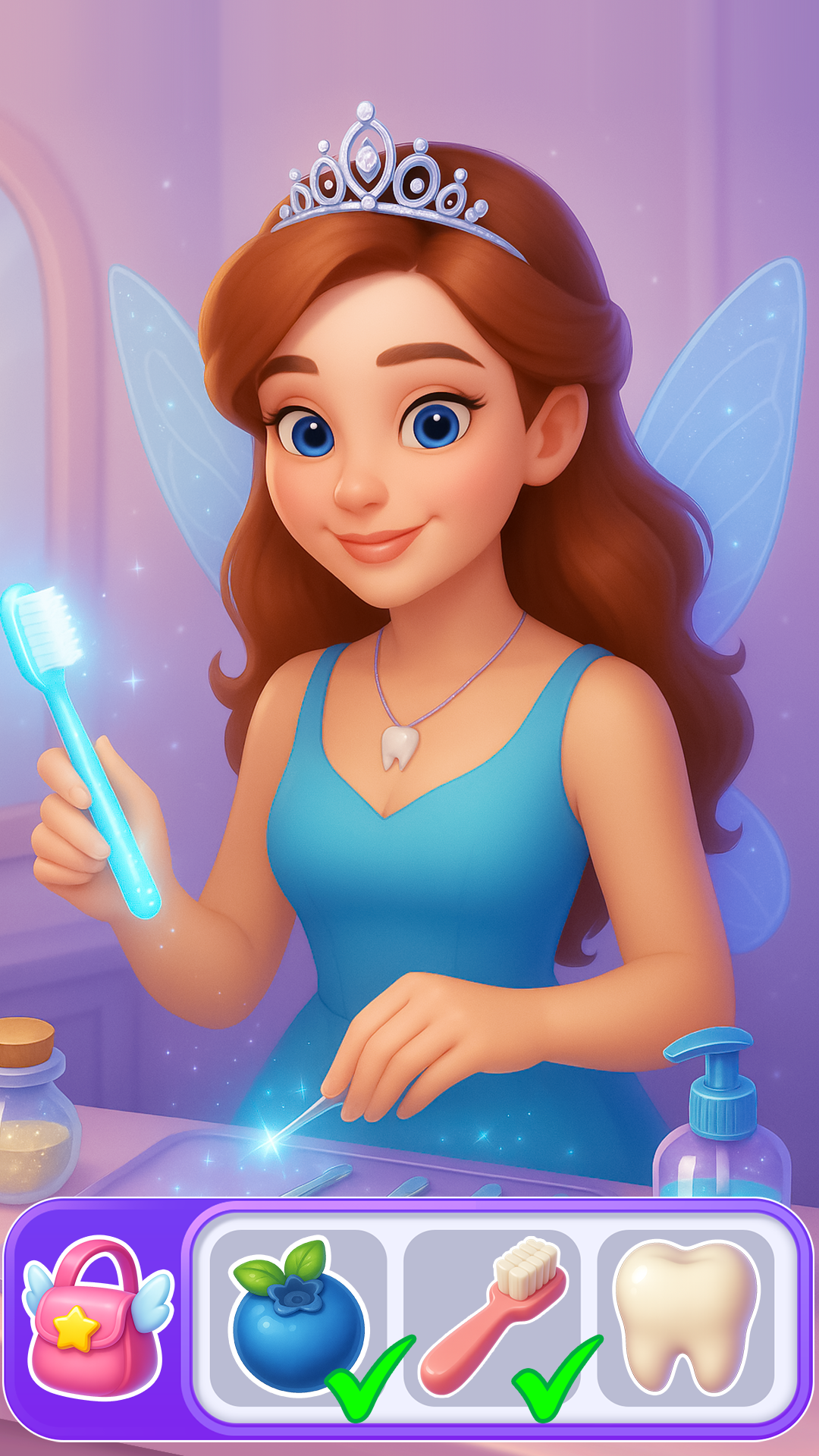 اسکرین شات 5 بازی Tooth Fairy Bedtime Fun Games