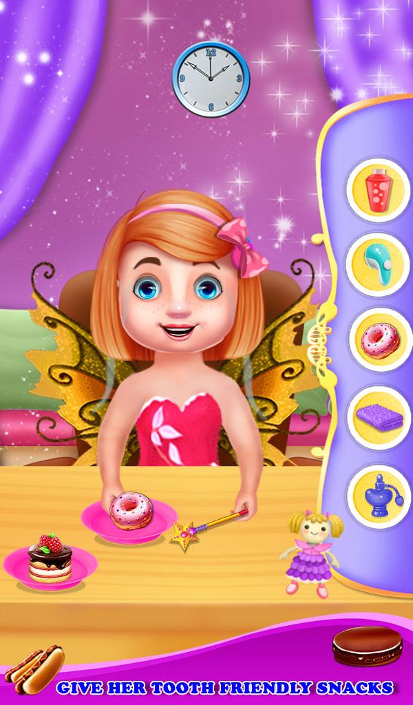 اسکرین شات 1 بازی Tooth Fairy Bedtime Fun Games