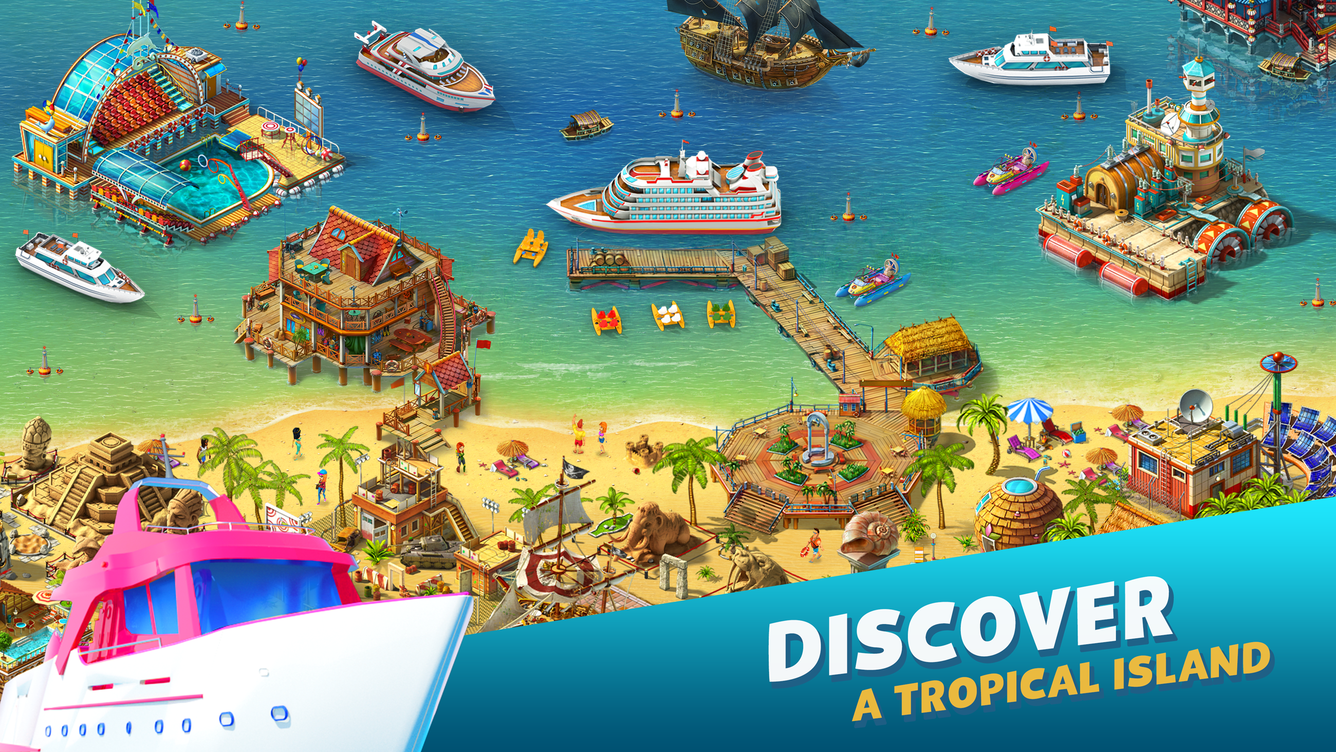 اسکرین شات 1 بازی Tropical resort