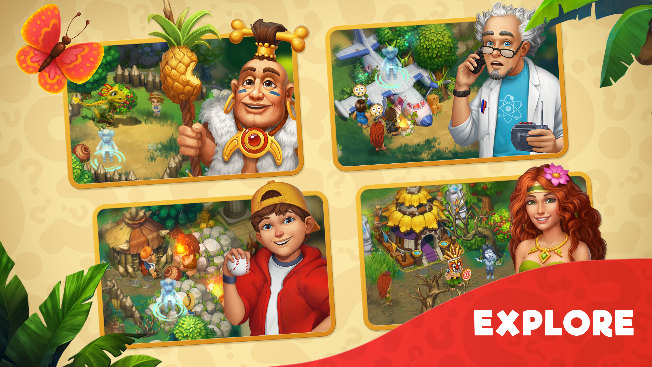 اسکرین شات 4 بازی The Tribez: Build a Village