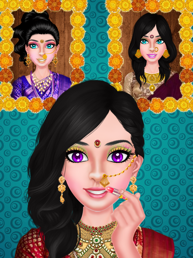 اسکرین شات 2 برنامه North Indian Wedding Game