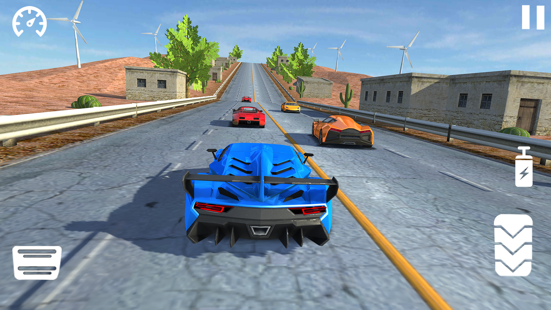 اسکرین شات 1 برنامه Car Racing Challenge