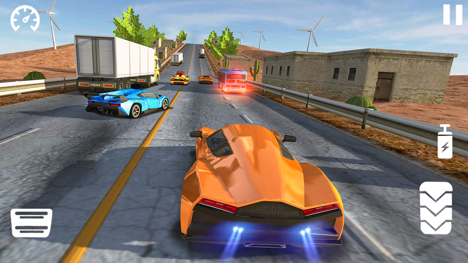 اسکرین شات 2 برنامه Car Racing Challenge