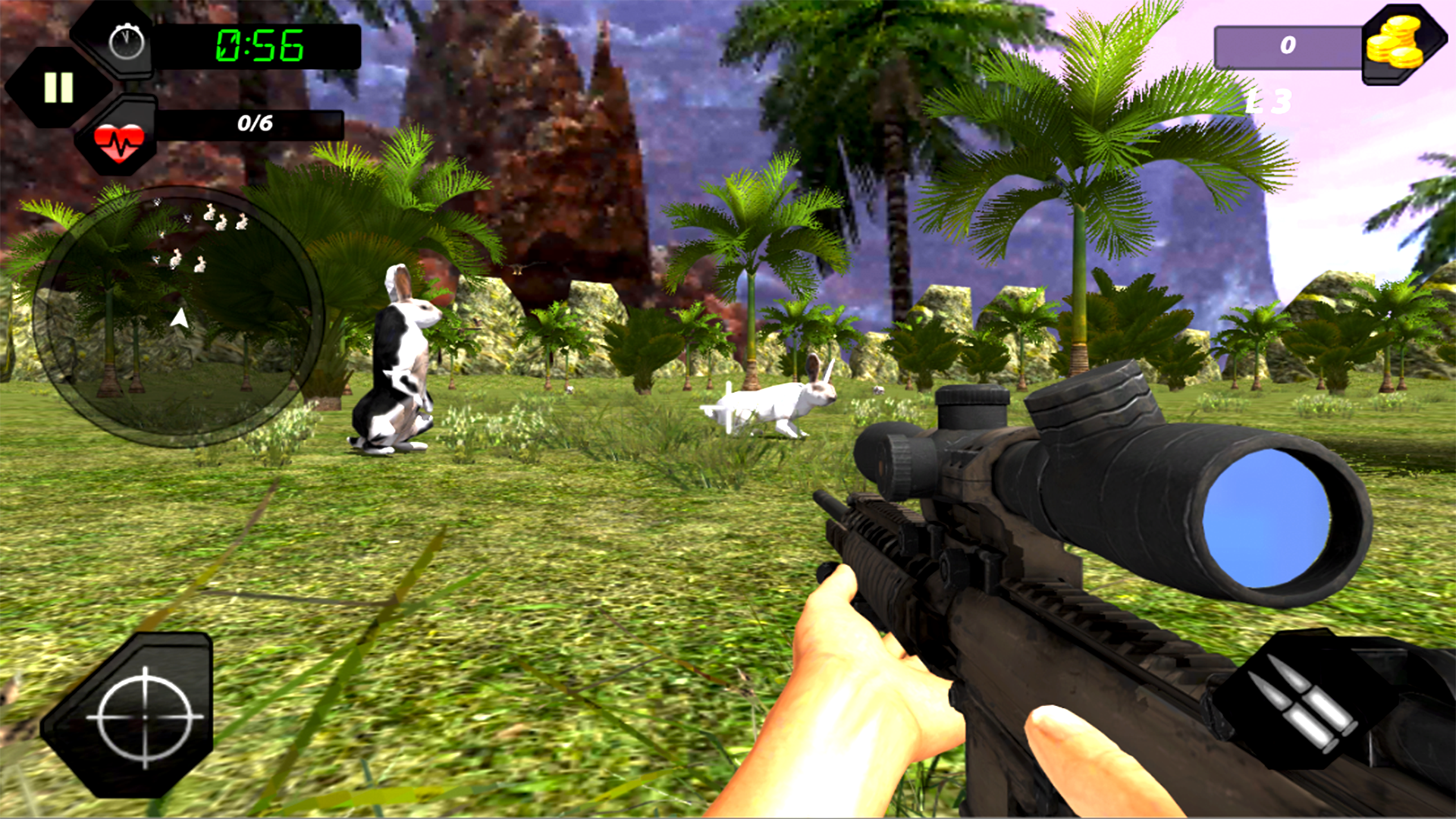 اسکرین شات 1 بازی Rabbit Hunting 3D